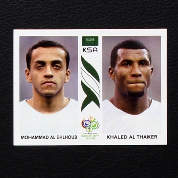 Germany 2006 Nr. 593 Panini Sticker Al Shlhoub - Al Thaker