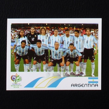 Germany 2006 Nr. 169 Panini Argentina Sticker Team