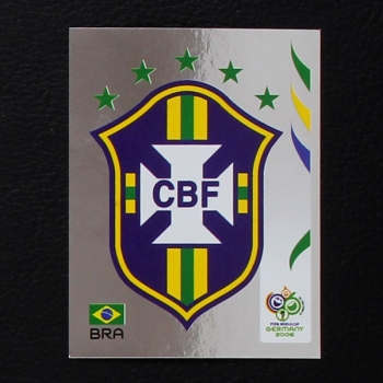 Germany 2006 Nr. 379 Panini Sticker Sticker Brasil Wappen