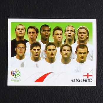 Germany 2006 Nr. 093 Panini Sticker England Team