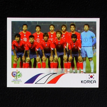 Germany 2006 Nr. 492 Panini Sticker Korea Team