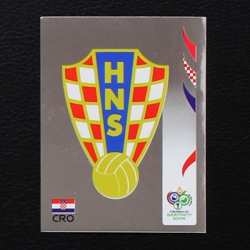 Germany 2006 Nr. 398 Panini Sticker Sticker Kroatien Wappen