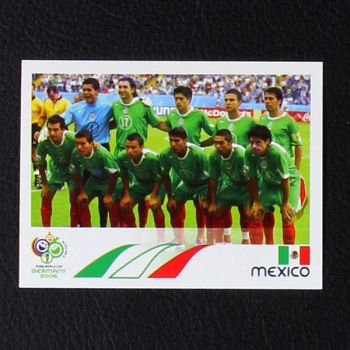 Germany 2006 No. 244 Panini sticker Mexico team