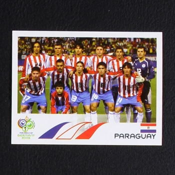 Germany 2006 Nr. 112 Panini Sticker Paraguay Team