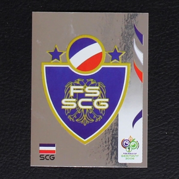 Germany 2006 Nr. 208 Panini Sticker Sticker Serbien Wappen