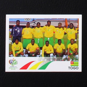 Germany 2006 Nr. 511 Panini Sticker Togo Team