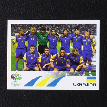 Germany 2006 Nr. 549 Panini Sticker Ukrajina Team