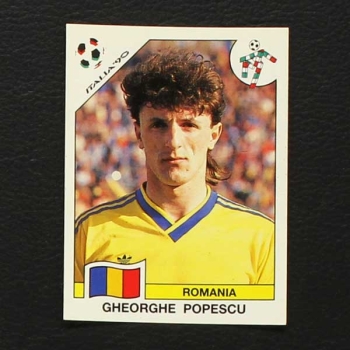 Italia 90 Nr. 163 Panini Sticker Gheorghe Popescu