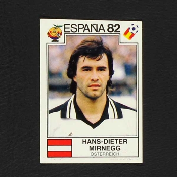 Espana 82 Nr. 135 Panini Sticker Hans-Dieter Mirnegg