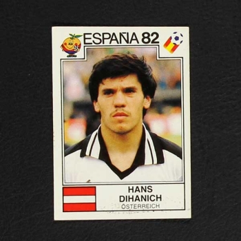 Espana 82 Nr. 131 Panini Sticker Hans Dihanich