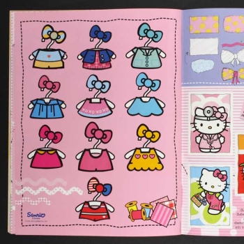 Hello Kitty B-Cool Panini Sticker Album komplett