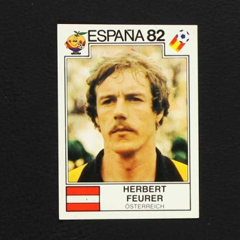 Espana 82 Nr. 130 Panini Sticker Herbert Feurer