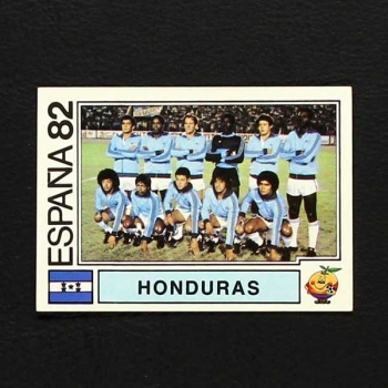 Espana 82 Nr. 347 Panini Sticker Honduras Mannschaft