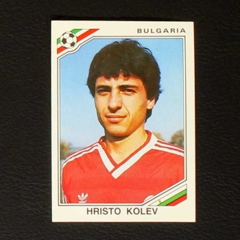 Mexico 86 Nr. 066 Panini Sticker Hristo Kolev