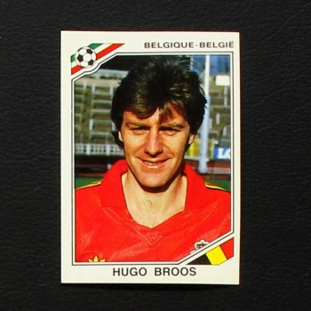 Mexico 86 Nr. 133 Panini Sticker Hugo Broos