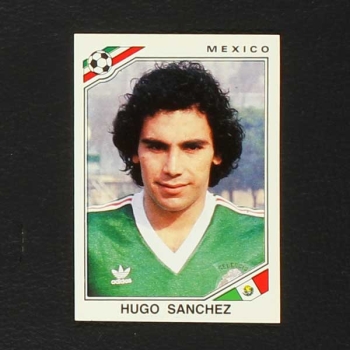 Mexico 86 Nr. 124 Panini Sticker Hugo Sanchez