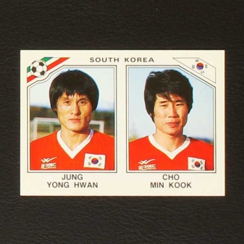 Mexico 86 Nr. 093 Panini Sticker Hwan - Kook