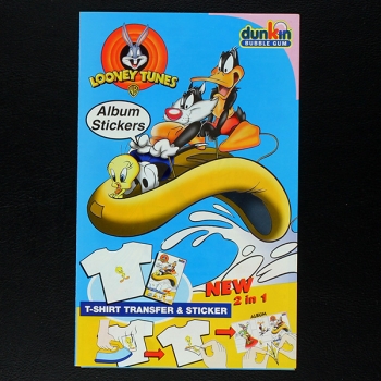 Looney Tunes dunkin sticker Folder - Bubble Gum