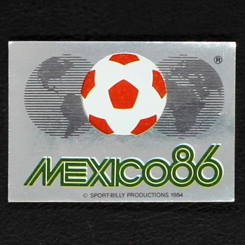 Mexico 86 Nr. 002 Panini Sticker Intro Wappen