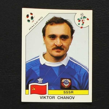 Italia 90 Nr. 135 Panini Sticker Viktor Chanov