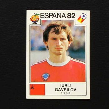 Espana 82 Nr. 396 Panini Sticker Iurij Gavrilov