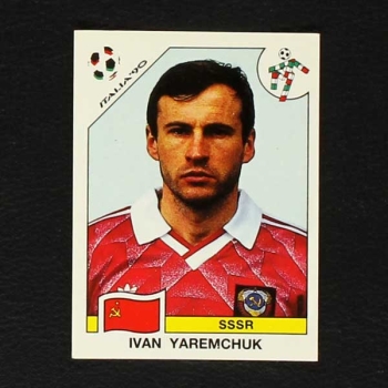 Italia 90 Nr. 144 Panini Sticker Ivan Yaremchuk