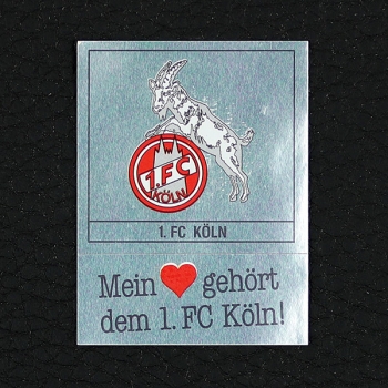 1. FC Köln Wappen Panini Sticker Nr. W 10 - Fußball 88