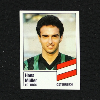 Hans Müller Panini Sticker Nr. 414 - Fußball 87