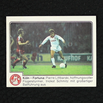 Pierre Littbarski Panini Sticker Nr. 197 - Fußball 80