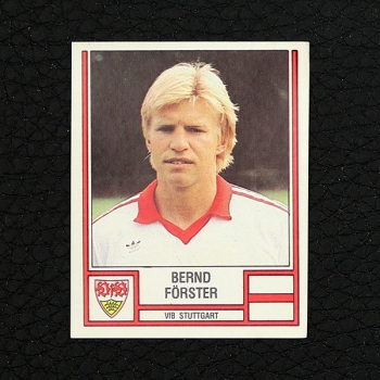 Bernd Förster Panini Sticker Nr. 336 - Fußball 82