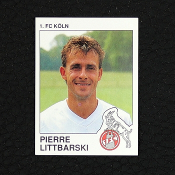 Pierre Littbarski Panini Sticker Nr. 172 - Fußball 90