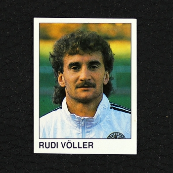 Rudi Völler Panini Sticker Nr. 407 - Fußball 91