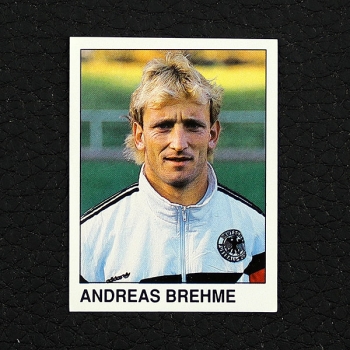 Andreas Brehme Panini Sticker Nr. 412 - Fußball 91