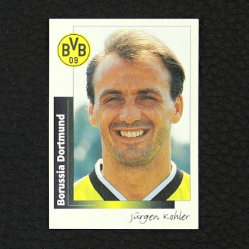 Jürgen Kohler Panini Sticker Nr. 8 - Fußball 96
