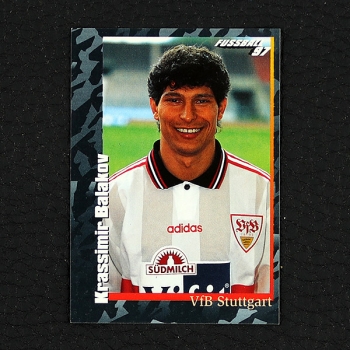 Krassimir Balakow Panini Sticker Nr. 255 - Fußball 97