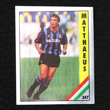 Matthäus Vallardi Sticker Nr. 347 - Il Grande Calcio 91