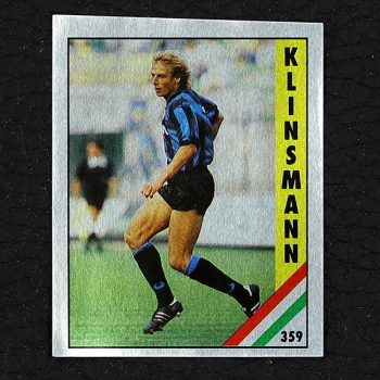 Klinsmann Vallardi Sticker Nr. 359 - Il Grande Calcio 91