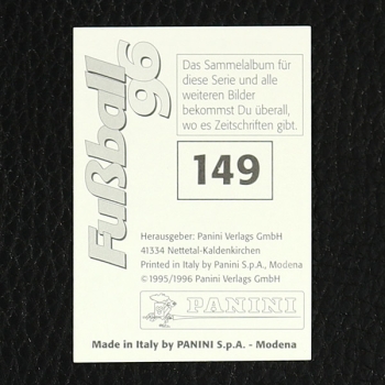 Mehmet Scholl Panini Sticker Nr. 149 - Fußball 96