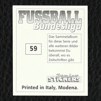 Stefan Kuntz Panini Sticker No. 59 - Fußball Bundesliga 94/95