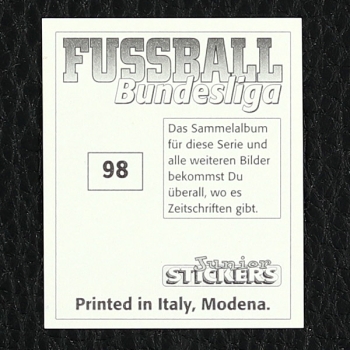 Thomas Berthold Panini Sticker Nr. 98 - Fußball Bundesliga 94/95