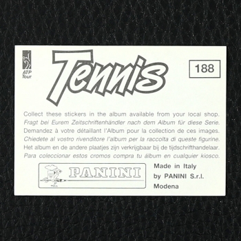 Pete Sampras Panini Sticker Nr. 188 - Tennis