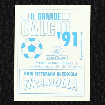 Matthäus Vallardi Sticker Nr. 356 - Il Grande Calcio 91