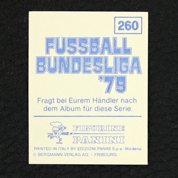 Gerd Müller Panini Sticker Nr. 260 - Fußball 79