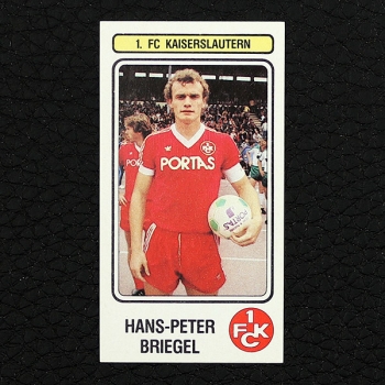 Hans-Peter Briegel Panini Sticker Nr. 224 - Fußball 83