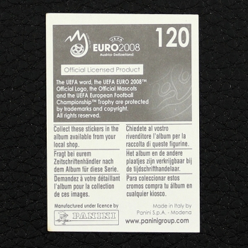 Euro 2008 Nr. 120 Panini Sticker Ronaldo