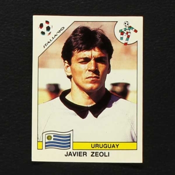 Italia 90 Nr. 365 Panini Sticker Javier Zeoli