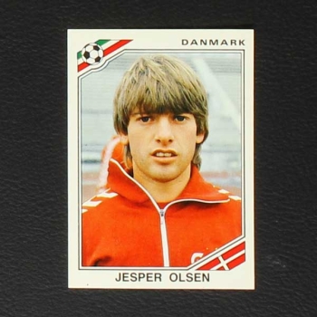 Mexico 86 No. 357 Panini sticker Jesper Olsen