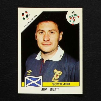 Italia 90 Nr. 225 Panini Sticker Jim Bett