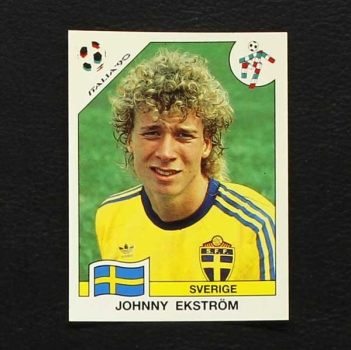 Italia 90 No. 246 Panini sticker Johnny Ekström