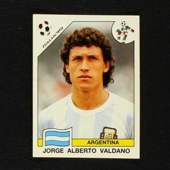 Italia 90 Nr. 132 Panini Sticker Jorge Alberto Valdano